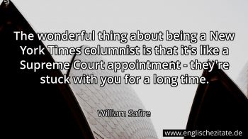 Englisches Zitat von William Safire als Bild