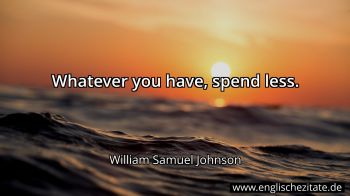 Englisches Zitat von William Samuel Johnson als Bild