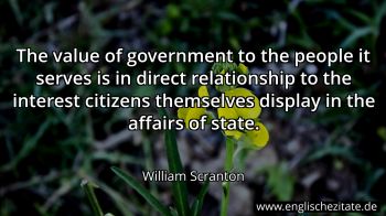 Englisches Zitat von William Scranton als Bild
