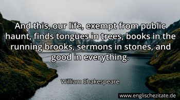 Englisches Zitat von William Shakespeare als Bild