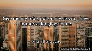 Englisches Zitat von William Shakespeare als Bild