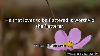 Englisches Zitat von William Shakespeare als Bild