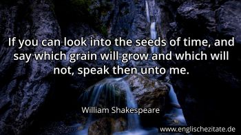 Englisches Zitat von William Shakespeare als Bild