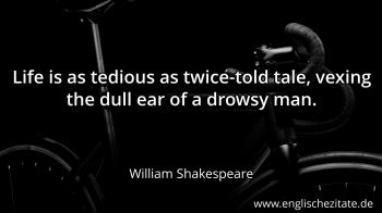 Englisches Zitat von William Shakespeare als Bild