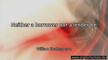 Englisches Zitat von William Shakespeare als Bild