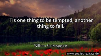 Englisches Zitat von William Shakespeare als Bild