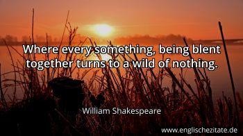 Englisches Zitat von William Shakespeare als Bild