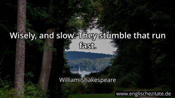 Englisches Zitat von William Shakespeare als Bild