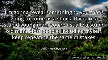 Englisches Zitat von William Shatner als Bild