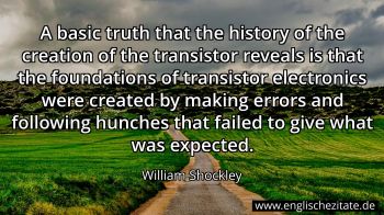 Englisches Zitat von William Shockley als Bild