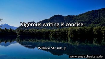 Englisches Zitat von William Strunk, Jr. als Bild