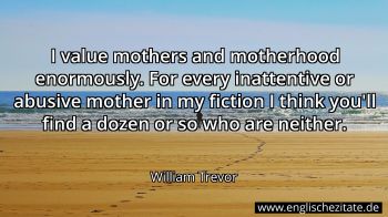 Englisches Zitat von William Trevor als Bild