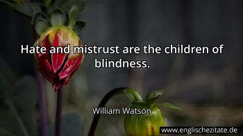 Englisches Zitat von William Watson als Bild