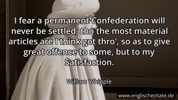 Englisches Zitat von William Whipple als Bild