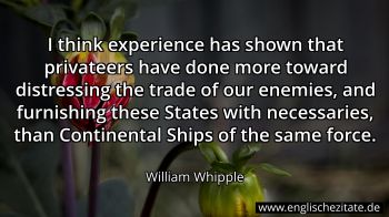 Englisches Zitat von William Whipple als Bild