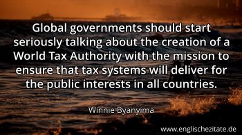 Englisches Zitat von Winnie Byanyima als Bild