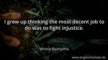 Englisches Zitat von Winnie Byanyima als Bild