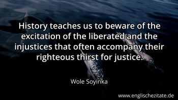 Englisches Zitat von Wole Soyinka als Bild