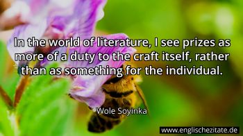 Englisches Zitat von Wole Soyinka als Bild