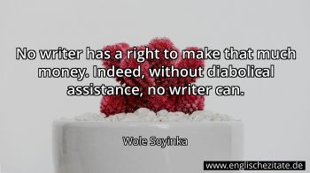 Englisches Zitat von Wole Soyinka als Bild