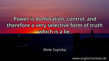 Englisches Zitat von Wole Soyinka als Bild