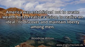 Englisches Zitat von Woodrow Wilson als Bild