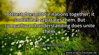 Englisches Zitat von Woodrow Wilson als Bild