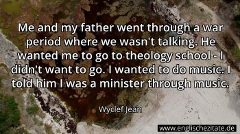 Englisches Zitat von Wyclef Jean als Bild