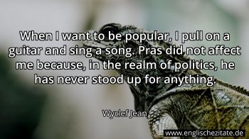 Englisches Zitat von Wyclef Jean als Bild