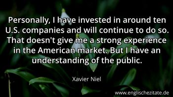 Englisches Zitat von Xavier Niel als Bild