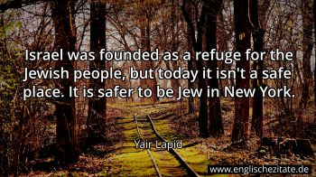 Englisches Zitat von Yair Lapid als Bild