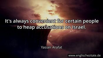 Englisches Zitat von Yasser Arafat als Bild