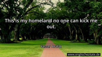Englisches Zitat von Yasser Arafat als Bild