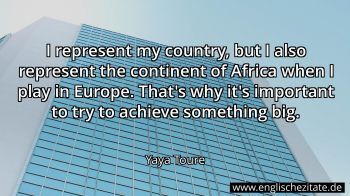 Englisches Zitat von Yaya Toure als Bild