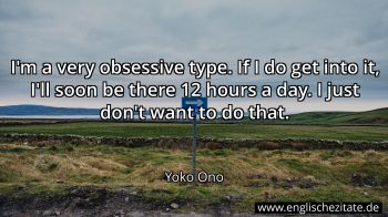 Englisches Zitat von Yoko Ono als Bild