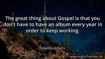 Englisches Zitat von Yolanda Adams als Bild