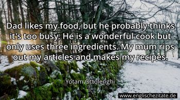 Englisches Zitat von Yotam Ottolenghi als Bild