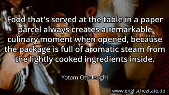 Englisches Zitat von Yotam Ottolenghi als Bild