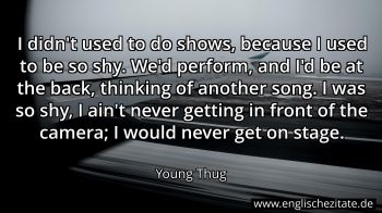 Englisches Zitat von Young Thug als Bild
