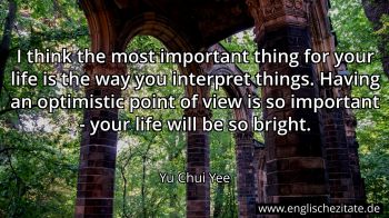 Englisches Zitat von Yu Chui Yee als Bild
