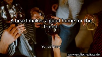 Englisches Zitat von Yunus Emre als Bild