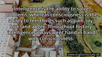Englisches Zitat von Yuval Noah Harari als Bild