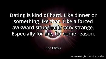 Englisches Zitat von Zac Efron als Bild