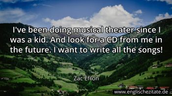 Englisches Zitat von Zac Efron als Bild