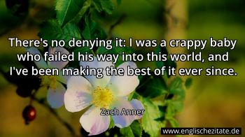 Englisches Zitat von Zach Anner als Bild
