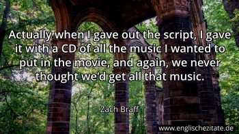 Englisches Zitat von Zach Braff als Bild