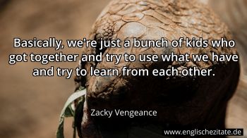 Englisches Zitat von Zacky Vengeance als Bild