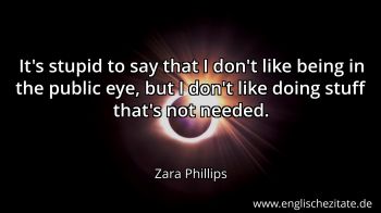 Englisches Zitat von Zara Phillips als Bild
