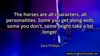 Englisches Zitat von Zara Phillips als Bild