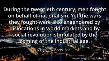 Englisches Zitat von Zbigniew Brzezinski als Bild